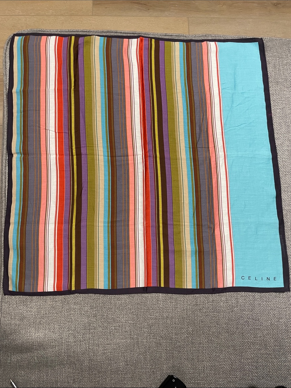 Celine Striped Multicolor Scarf